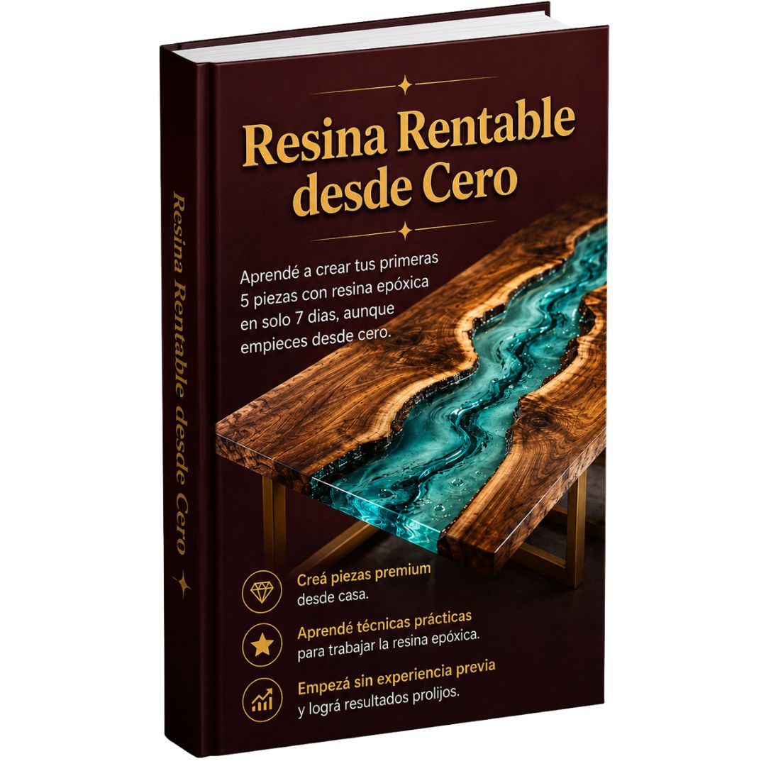 Resina Rentable desde Cero + 3 Bonos